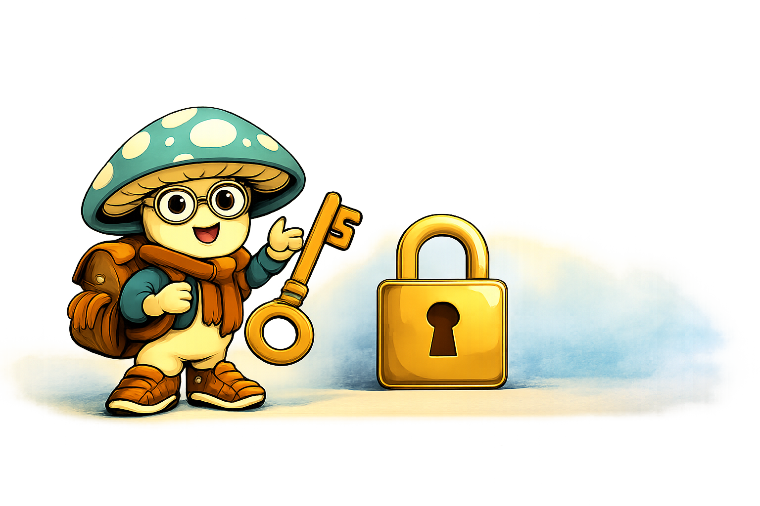 pabanur – Swing-Explorer Pilz mit Rucksack