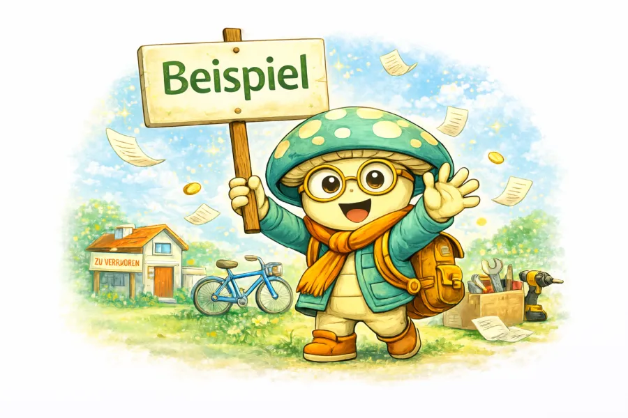 Werkzeugkiste abzugeben (Beispiel)